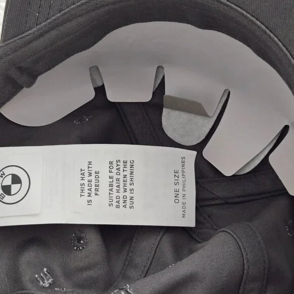 BMW Charcoal Cap with Iconic Logo - Picture 5 of 6